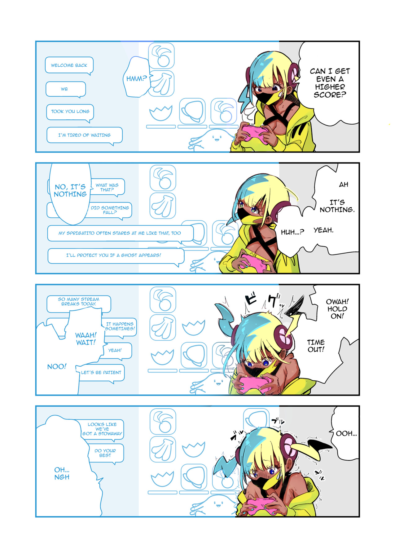 hentai manga Canari\'s Well-Behaved So She Won\'t Do A Lewd Livestream!! (Color)